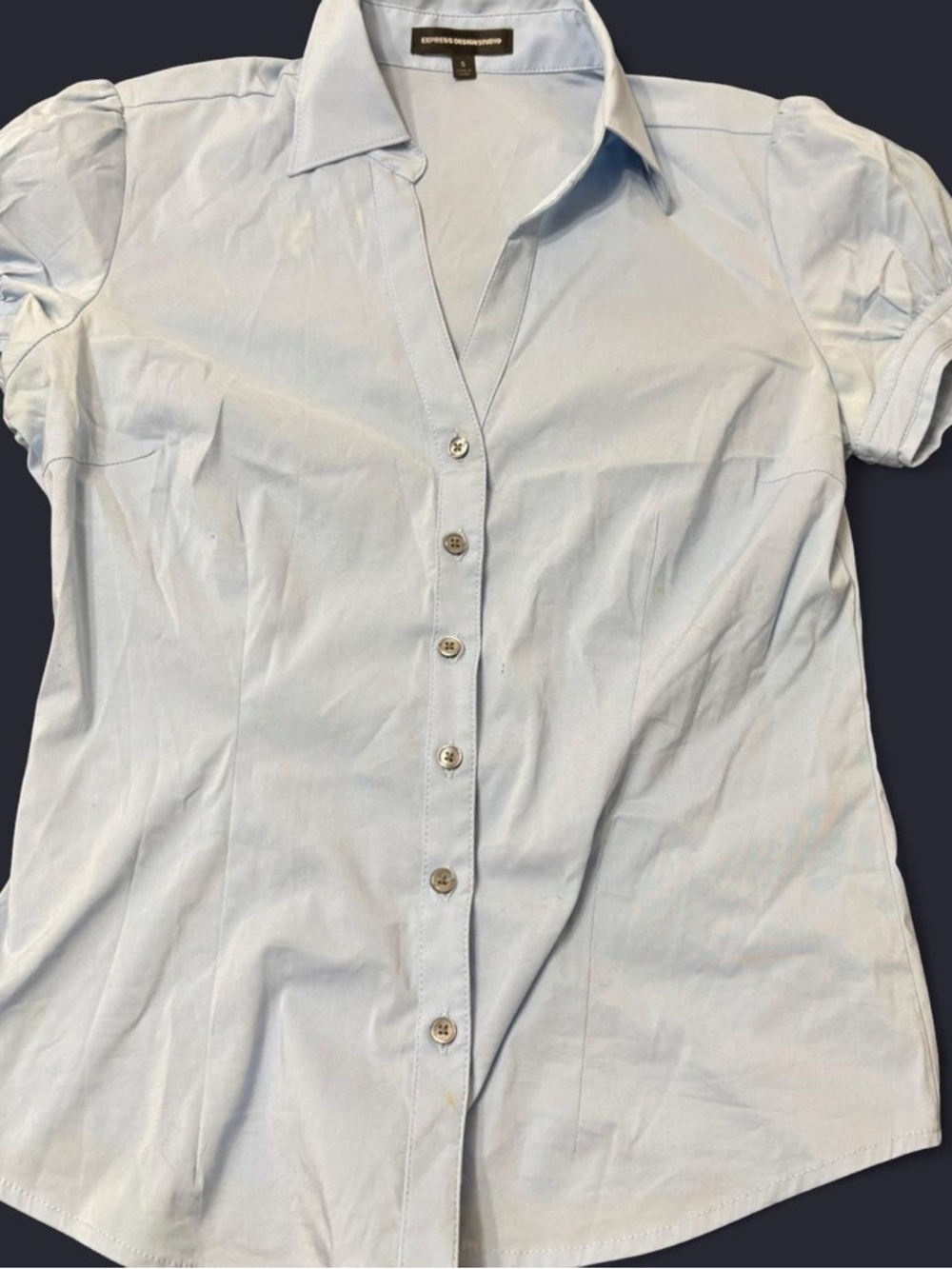Light Blue Button-Up Shirt